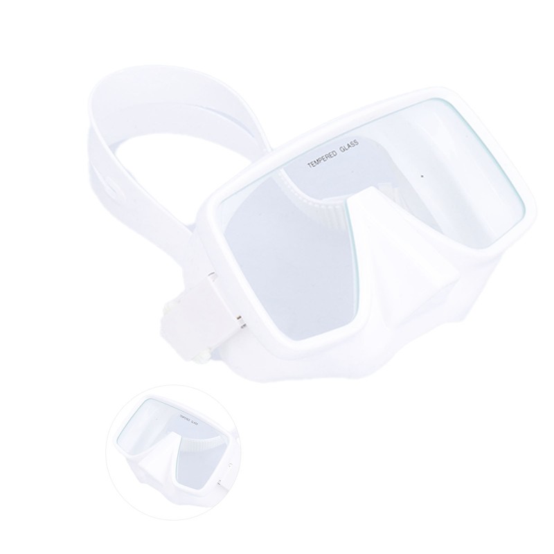Diving Goggles AntiFog Silicone Underwater Goggles Tempered Glass Lens Swimming