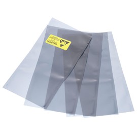 MECCANIXITY Anti Static Bags Shielding Bag 50pcs 4x8inch(10x20cm) Open Top with Labels for Hard Drive HDD SSD