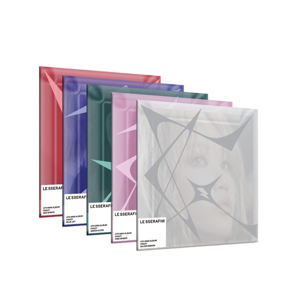 LE SSERAFIM 4th Mini Album [CRAZY] Compact Random Version