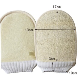 2pcs Bathing Gloves Sponge Scrubber Body Scrub Mitt Bath Scrub Gloves Bath Loofah Body Brush Glove Exfoliating Bath Gloves Fingerless Gloves Massage Gloves Exfoliating Gloves NOLITOY