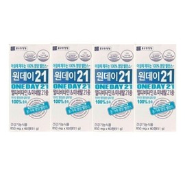 Chong Kun Dang Health One Day 21 850mg 60 tablets 4 boxes / 종근당건강 원데이21 850mg 60정 4박스