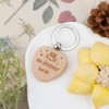 Nurplexl Wooden Keyring Gift for Mum, Gift For Dad, Gift