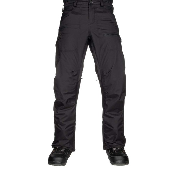 Burton Mens Covert Insulated Pant, True Black New, Large
