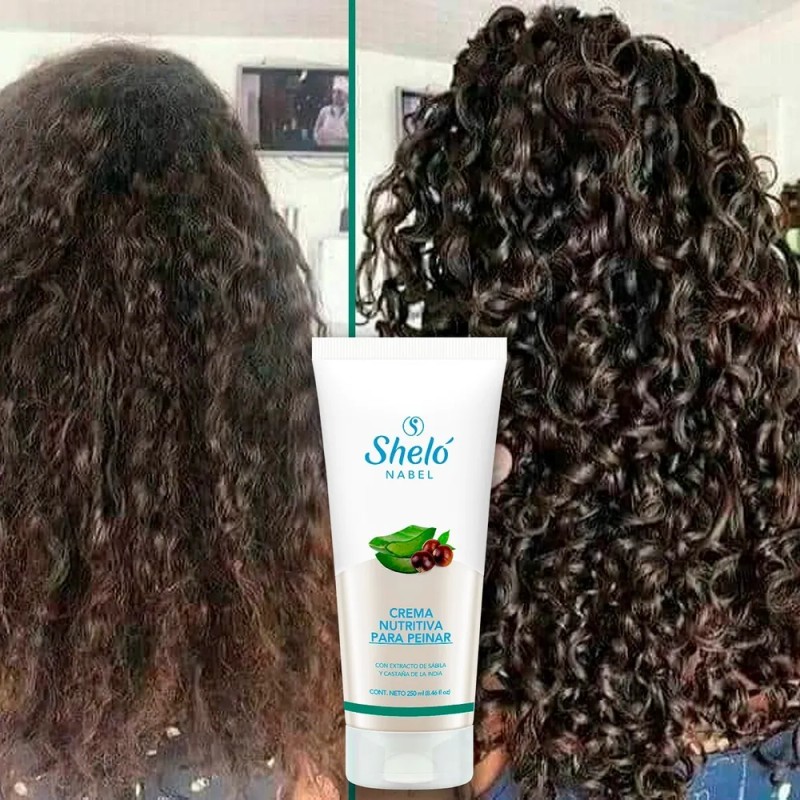 Crema Para Peinar Rizos Curly Hidratante Modeladora Pack 2pz