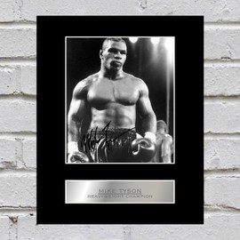 Mike Tyson Heavyweight Champion Photo Display