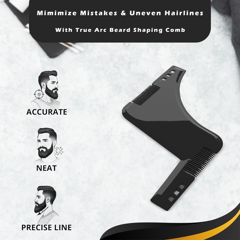 True Arc Beard Bib Apron, Hair Catcher for Men Shaving