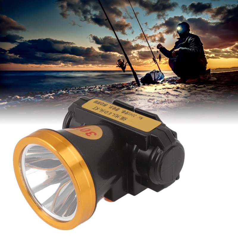 LED Headlamp Waterproof Rechargeable 3 Speed Adjustment Outdoor Headlamp for