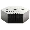 Jewellers Tools Hexagonal Staking anvil 15 holes & 5 serrations