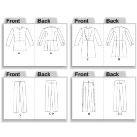 McCall's Sewing Pattern 4745 Men's Historical Costume Sizes: XL-XXL-XXXL