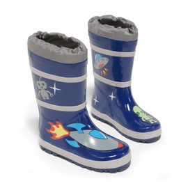 Kidorable Space Hero Rain Boot, Blue, 10