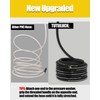 TUTULUCK Super Flexible Pressure Washer Hose 50 FT, Black 1/4''