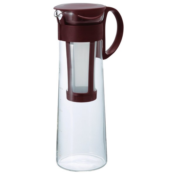 Hario MCPN-14CBR Cold Brew Coffee Pot, Brown, 33.8 fl oz (1,000 ml), 2 Pieces