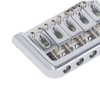 Hardtail Bridge with Saddles Metal 6 String Fixed Replacement for