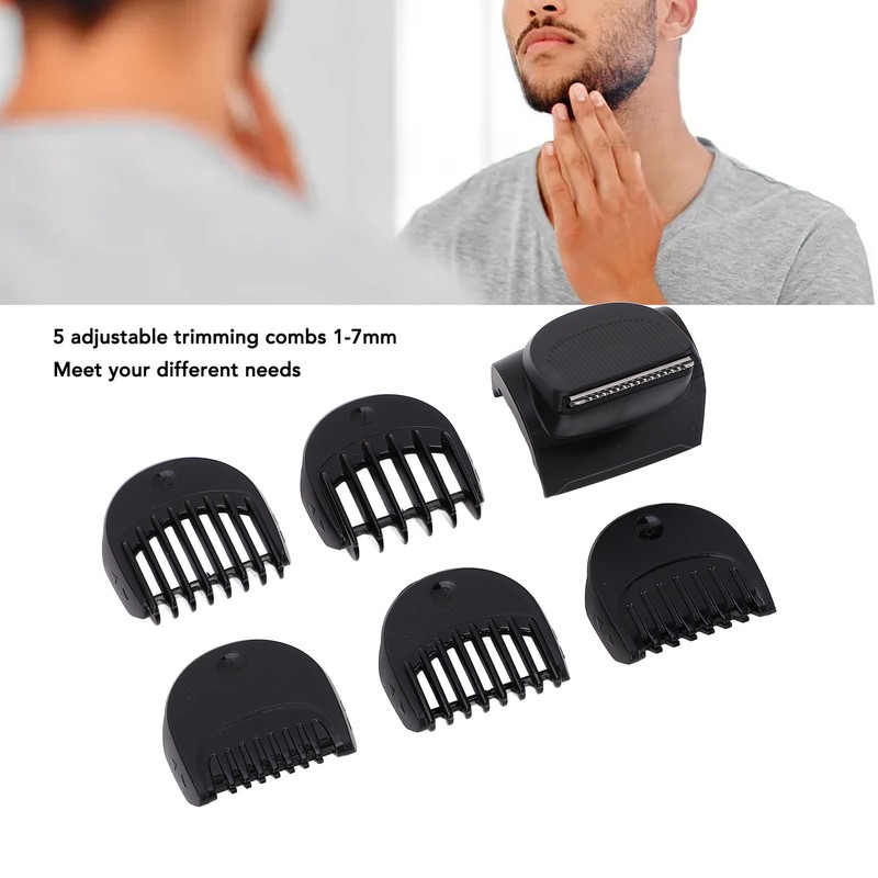 Beard Trimmer Head Comb Replacement Grooming 5pcs Guided Comb Trimming