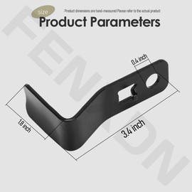 FENXDN 783-08690A-0637 Black Deck Belt Keeper Compatible with MTD, Cu-b Cadet, Craftsman RZT-L50, RZT-L54, RZT-L54 Fab, RZT-S50, RZT-S54, RZT-S54 Fab, T1000, T1100, T1200, T130, T1300, T1400