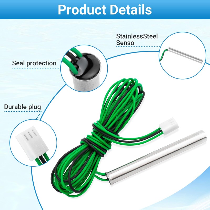 009577F Temperature Sensor Iid Units Compatible with Raypak Spa &