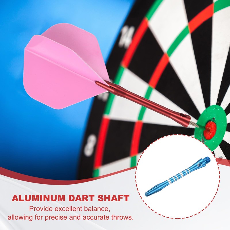 PATIKIL Aluminum Dart Shafts 45mm, 12 Pack Medium 2BA Thread