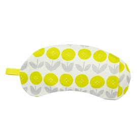 Natural Materials, Salt Power, Warm with the Power of Mung Beans, Salt Eye Pillow, Tulip, Yellow, Large, 11.4 x 5.1 x 0.6 inches (29 x 13 x 1.5 cm), Wrap Your Eyes Tightly, Relax with the Scent of