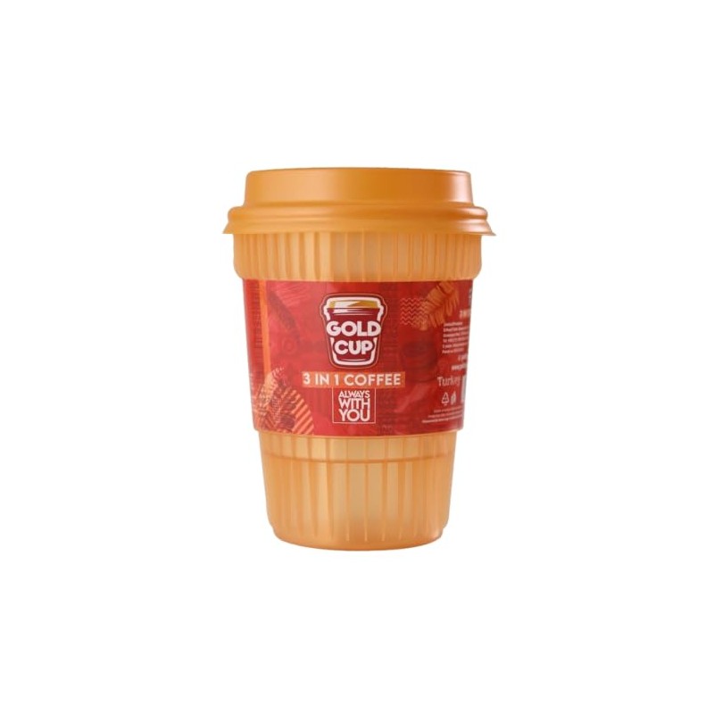 Gold Cup 3 in 1 Instant Coffee, Strong Flavor, Quick