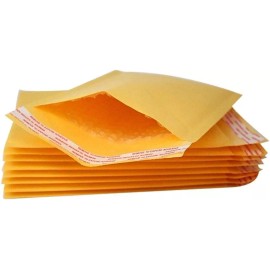 Unbranded 50 Pack Kraft Padded Envelopes 12.5 x 18 Yellow Bubble Mailers, Peal and Seal