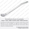 Mercader Digital Pajilla Para Mate Acero Inoxidable Filtro Hierbas Té
