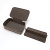 Color Chart Leather Glasses Case (2 Pack) (84 Anchor Gray)
