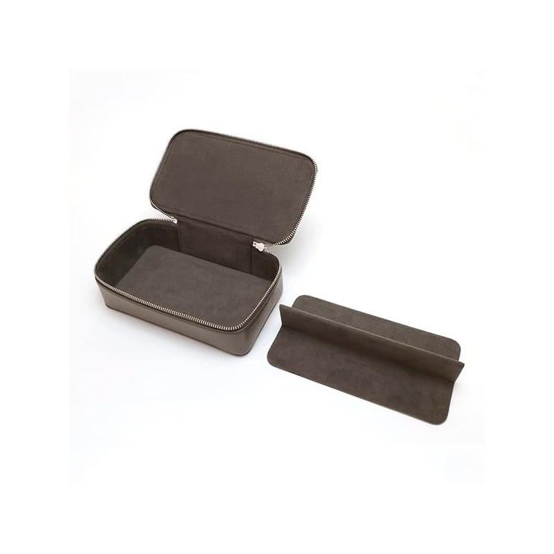 Color Chart Leather Glasses Case (2 Pack) (84 Anchor Gray)