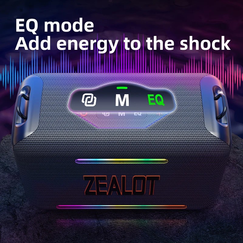 Zealot S95 120W Party Waterproof Speaker 240000mAh Battery with Standcolor: