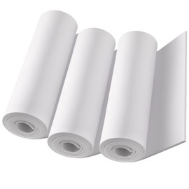 3-Pack 6mm EVA Foam, MEARCOOH White EVA Foam Cosplay, Premium EVA Foam Roll, 13.9" x 59" High Density 86kg/m3 for Cosplay Costume, Crafts, DIY Projects (3PCS 6mm White)