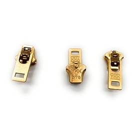 Zipper Repair Kit - #5 YKK Brass Jeans/Pants Sliders - Choose Your Quantity - Made in The United States (12)