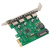 USB3.0 Expansion Card 5Gbps Transmission VIA Chip 4 Ports Enclosed