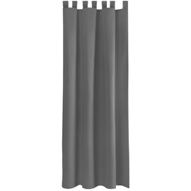 Bestlivings Decorative curtains opaque, loop curtains, micro satin