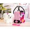 Pucci Pups – Bichon Frisé Stuffed Puppy with Colorful Polka