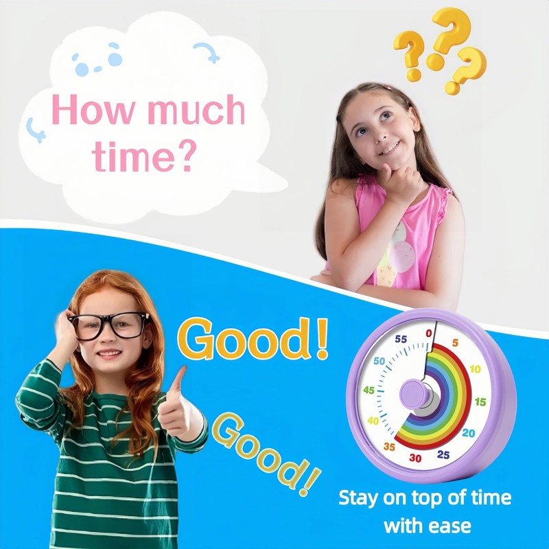 Visual Timer for Kids, 60 Minute Time Timer Kids Timer