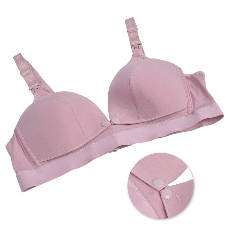 Women Nursing Bra Soft Front Closure Design Breastfeeding Maternity Wireless