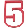 Number Five Cookie Cutter 4 in