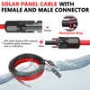 Vansdon 2x20 Feet Solar Panel Extension Cable, 10AWG Solar Cable,
