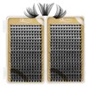 Cluster Lashes 480 Pcs QUEWEL Individual Lashes MIX10-18 D Curl