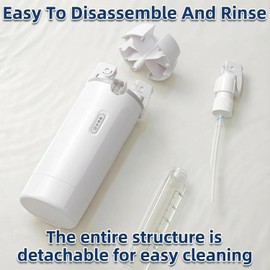 4 in 1 Travel Dispenser Bottle, Travel Containers for Toiletries, Leak Proof TravelSize Containers, 4 Pack 30ML Travels Bottles for Toiletries (Blanco)