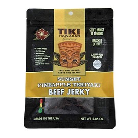 Tiki Hawaiian Gourmet Jerky | Sunset Pineapple Teriyaki (Beef)