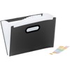 General Office Folders with Compartments: Set of 2 Plastic File