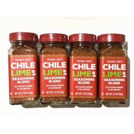 Trader Joe's 4 Pack Trader Joe's Chile Lime Seasoning Blend Spice 2.9oz (82g) Each