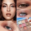 Paleta de Sombra de Ojos 9 Colores - NacaradaBrilloMate, 1