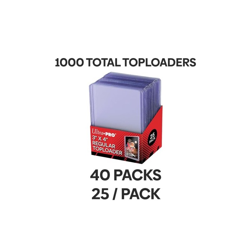 Ultra Pro Regular Series 3 x 4 pulgadas Toploaders Estuche