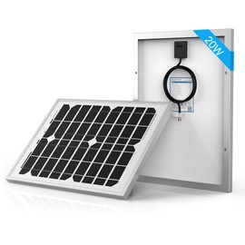 ACOPOWER 20W Mono Solar Panel,Waterproof Built-in Blocking Diode Small Solar Panels– Efficient 12V Battery Charger for RVs, Boats, and Off-Grid Applications