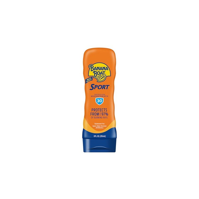 Rendimiento de bloqueador solar Banana Boat Sport, 8 onzas