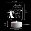 ZNDFTW Wife Gifts from Husband, Night Light, Romantic Text, Valentines