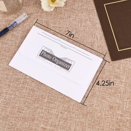 Lineco Photo File Envelopes 4X6 Inch 25/Pk