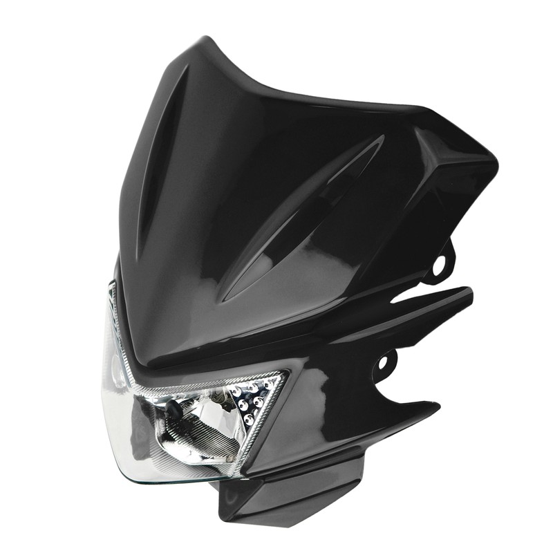 Motorcycle Front Headlight H4 Interface LED Waterproof DRL Headlight for