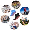 SHENGRUI 4 Pairs Pilates Yoga Grip Socks Non Slip Pilates